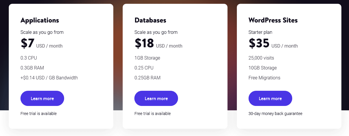 Kinsta Web Hosting Plans and Pricing