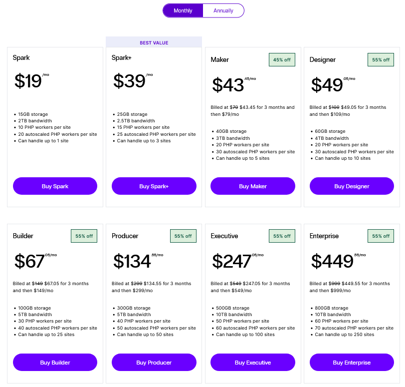 Nexcess Hosting Plans and Pricing