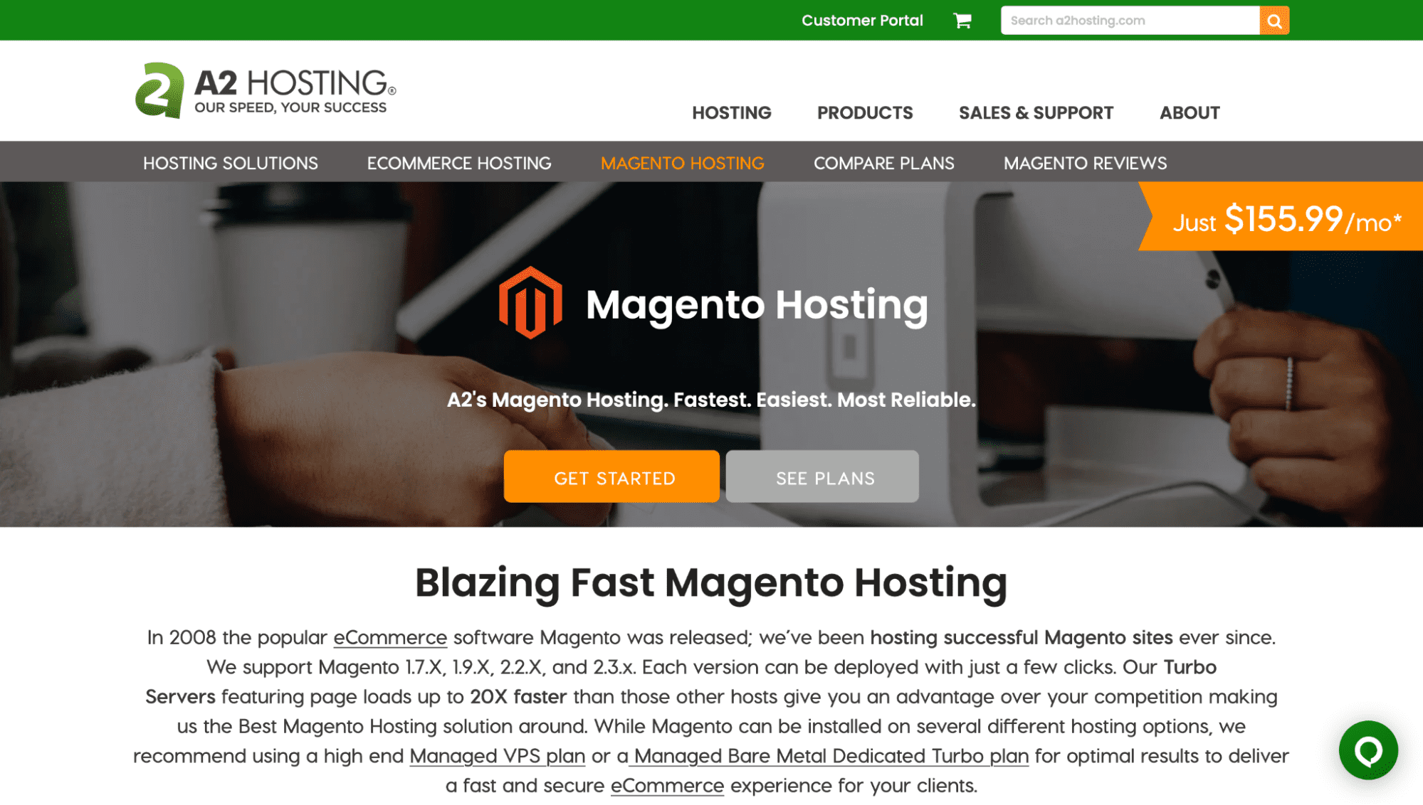a2 hosting magento hosting